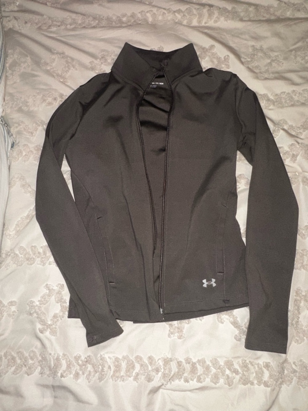 Under Armour Women's Black Full-Zip Performance Jacket